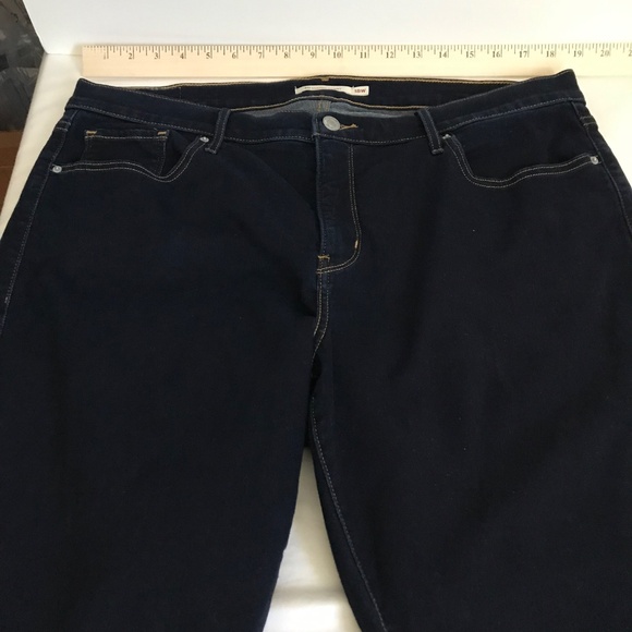 LEVI’S Jeans Mid Rise 311 Shaping Skinny Dark Wash Women’s Plus Size 18 - Picture 8 of 16